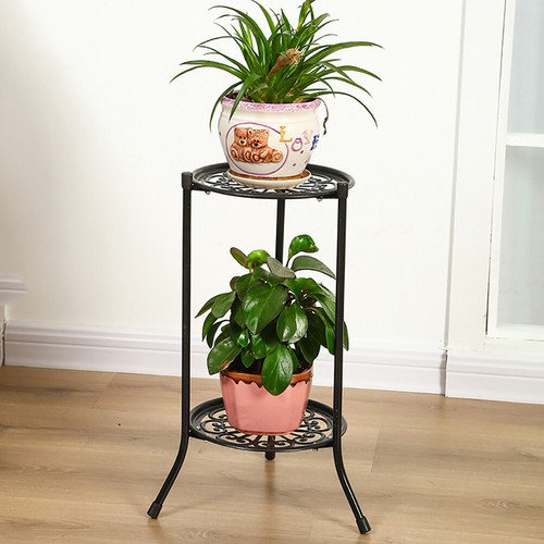 Metal flower pot rack - flower,