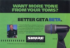 2000 small Print Ad of Shure