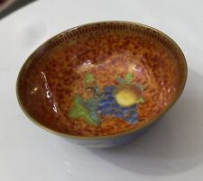 Vintage Wedgwood Fairyland Fairy Lustre ?? Small Tiny Fruit Pattern Bowl Dish