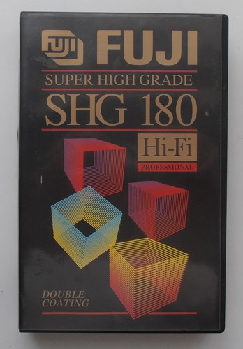 Fuji shg e180 vhs video - e180,