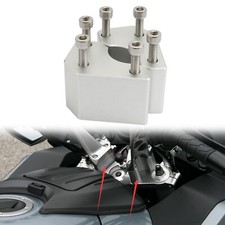 Silver Handlebar Risers Height