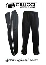 MENS TRACKSUIT BOTTOMS SILKY JOGGERS JOGGING STRIPED GYM SPORTS TROUSERS M-6XL
