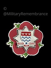 London Fire Brigade Remembrance Flower Lapel Pin (FR19)