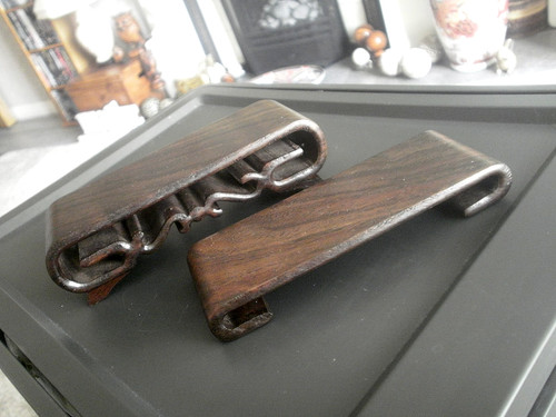 Carved ironwood double