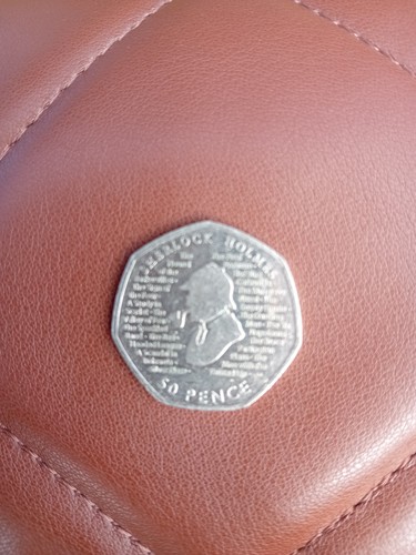 Sherlock holmes 50p coins - holmes,