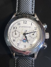 Poljot Sturmanskie Manual Wind Men's Pilot Chronograph Cal. 3133, Works