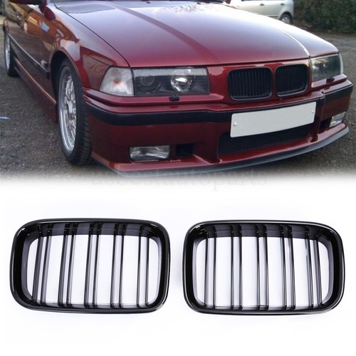 Front gloss black - kidney, hood