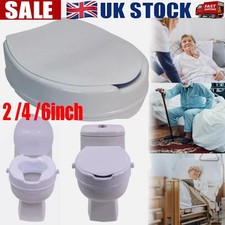 Raised Toilet Seat with Lid
