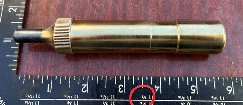 Tecalemit brass grease gun - brass,