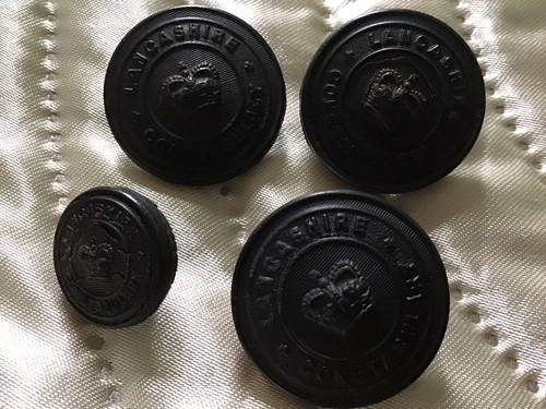 Vintage police uniform buttons - vintage,