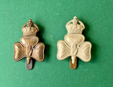 14TH BN.ROYAL IRISH RIFLES CAP BADGES.