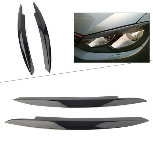Glossy black headlight cover - glossy,