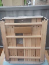 Ikea HUTTEN, wine bottle rack for 9, stackable, solid wood stand ~ NEW SEALED