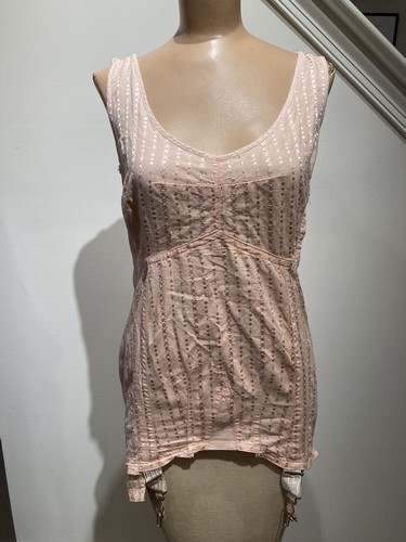 Vtg 50s corselette - open, bottom