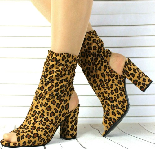 Womens leopard print sock - womens,