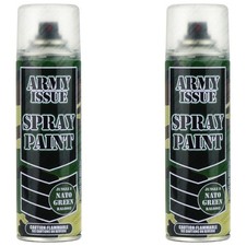 2x Nato Green Matt Spray Paint