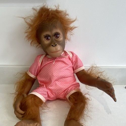 Annabelle hugs monkey doll - hugs,