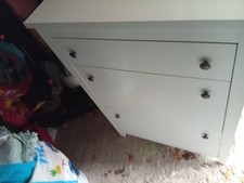 White Slimline Shoes Cupboard