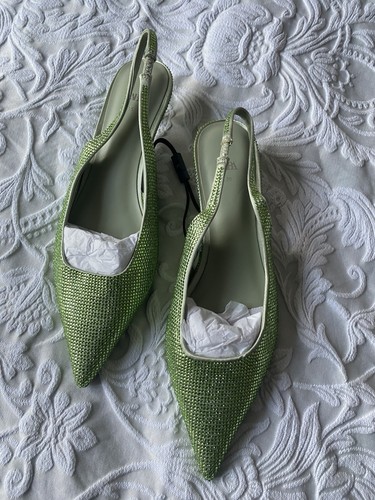 Zara green crystal - green, rhinestone
