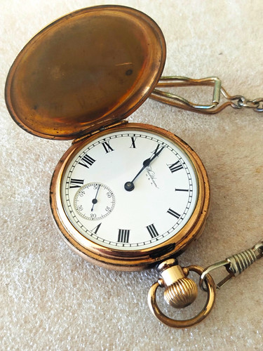 Waltham traveler 10k gold - traveler,