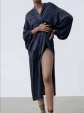 Zara Stunning Navy Embroidered