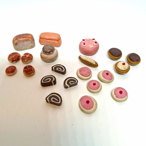 Vintage clay dolls - dolls, house
