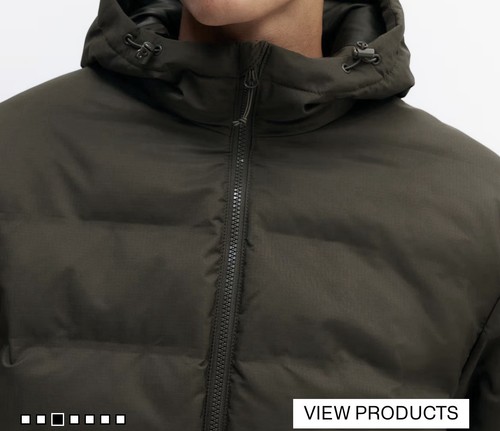 Khaki green m puffer - green, /