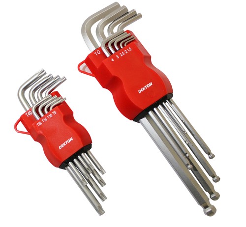 Dekton 17pc allen key - dekton, star