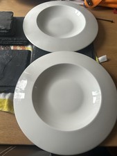 2x Steelite White China Dinner