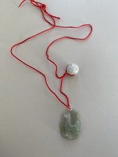 Hand carved natural jade