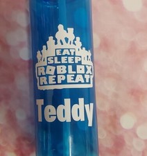 Personalised custom made roblox water bottle lunchbox notepad decal sticker 