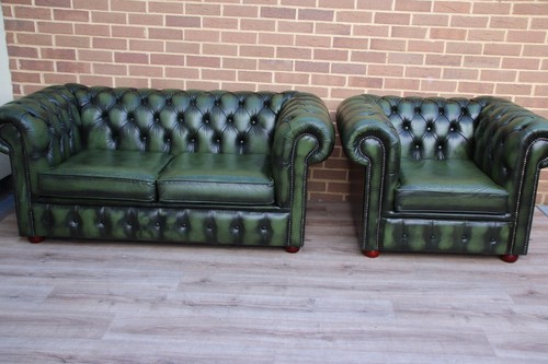 Chesterfield suite sofa - suite, +
