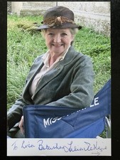 JULIA McKENZIE TV ACTOR (MISS MARPLE) **HAND SIGNED** PHOTO 10cm x 15cm