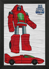 GoBots Turbo Framed Wall Art