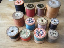 12 Vintage Sewing Wooden