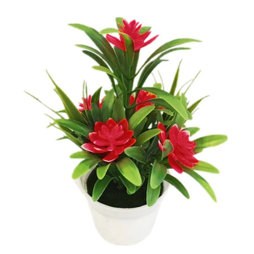 Artificial flowers potted fake - artificial,