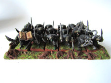 A9 WARHAMMER FANTASY BATTLE SKAVEN ARMY - PLAGUE MONKS  X 19 WELL PAINTED MODELS