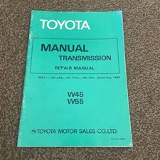 Toyota Crown Cressida Celica Corona Manual Transmission Repair Manual W45 W55