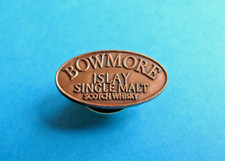 Whisky Pin Badge. " BOWMORE "