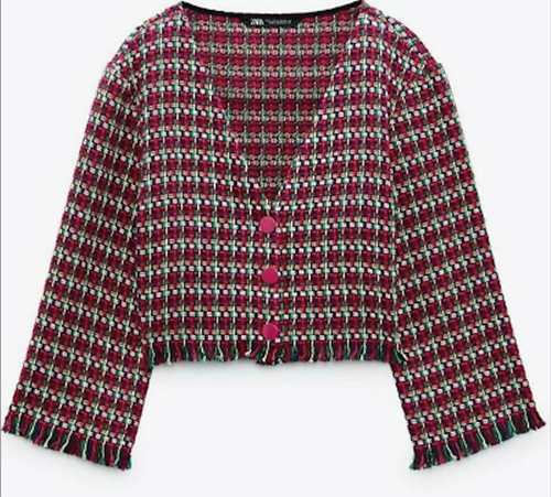 Bnwt zara pink textured - zara,