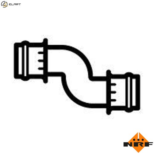 Charge air hose 166571 - charge,