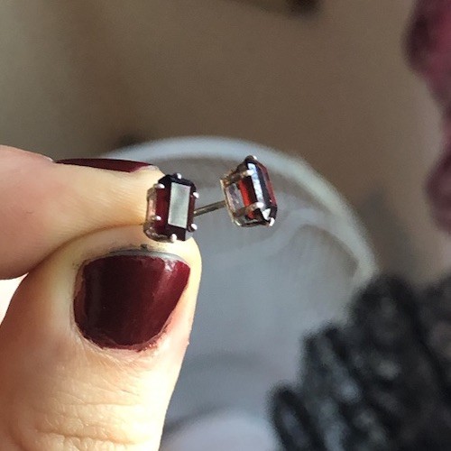 925 sterling silver garnet - sterling,