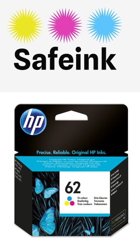 Tri colour ink for hp - 62,
