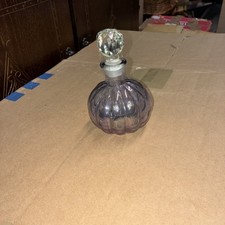 Purple vintage glass perfume