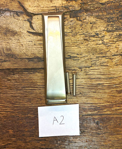 Brushed silver art deco door - brushed,