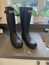 Barbour Men's Wellingtons Never Been Worn Size 11, Black