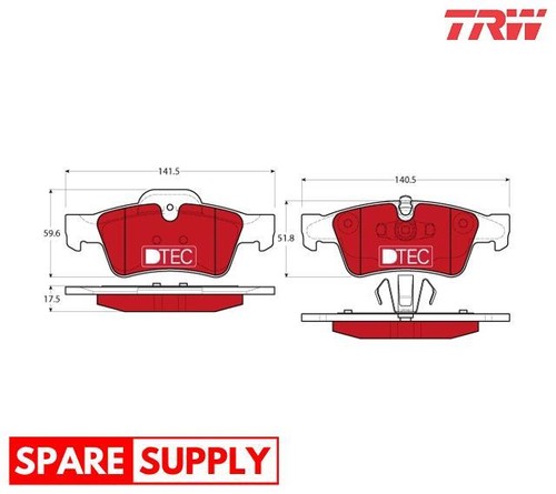 Brake pad set disc - brake,