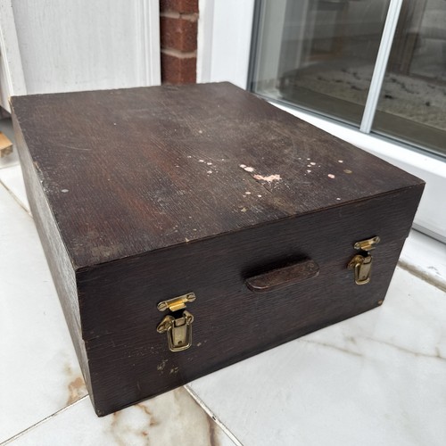 Vintage wooden storage