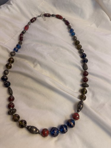 Vintage necklace handcrafted - necklace,