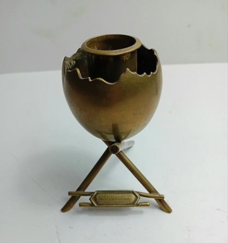 Antique novelty brass candle - novelty,